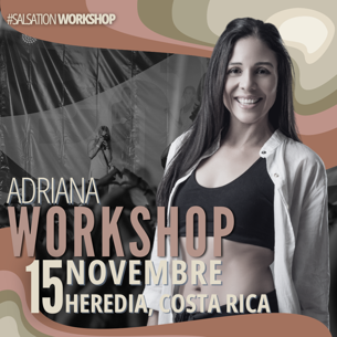 Picture of SALSATION Workshop con Adriana, Presencial, Heredia - Costa Rica, 15 Novembre 2026